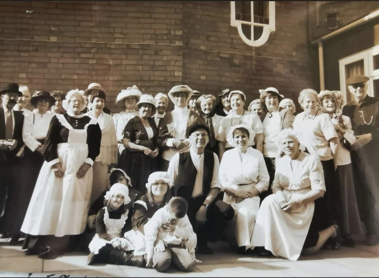 Our Church family in 2011, celebrating our Centenary with a 1911 Tea Party